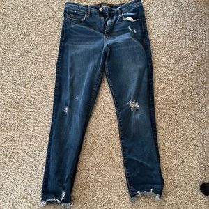 Lightly worn Abercrombie Size 10 Simone Ankle High Rise Jean